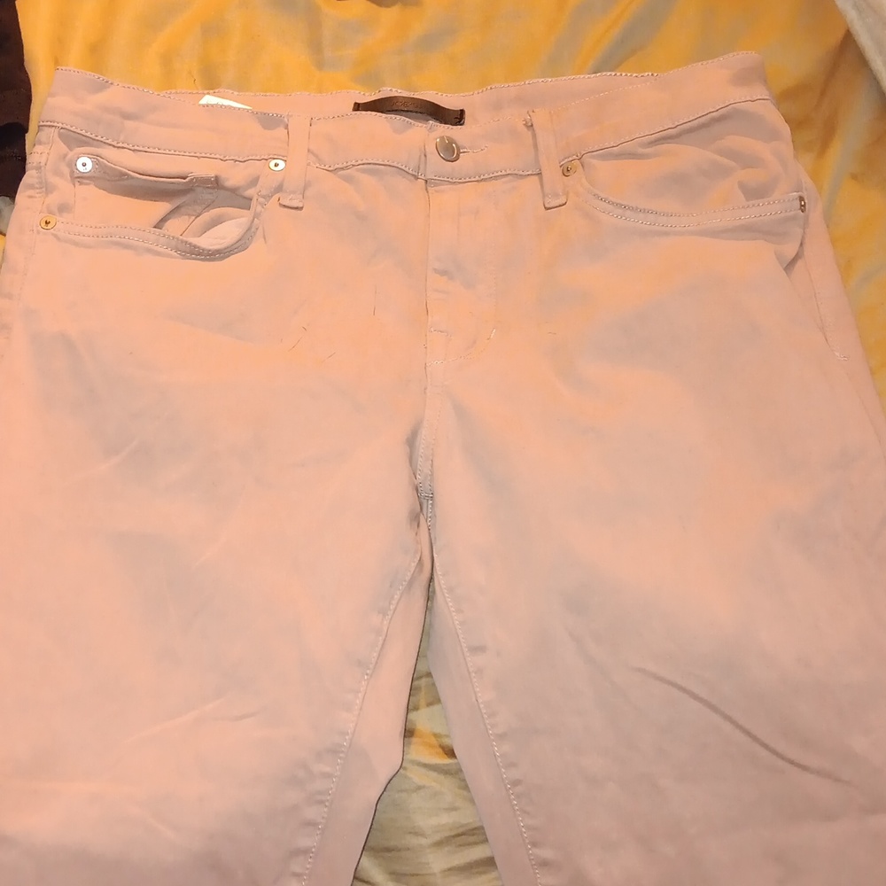 Rose colored Joe jeans/chinos